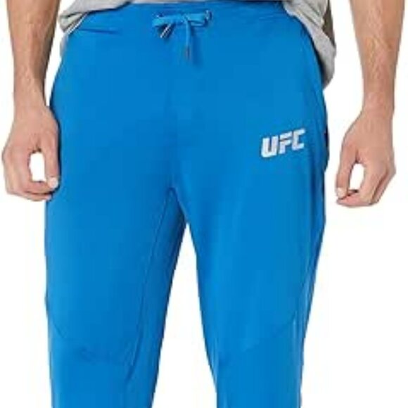 NWT UFC Men’s Large Tech Joggers Blue Athletic Pants - Picture 1 of 2